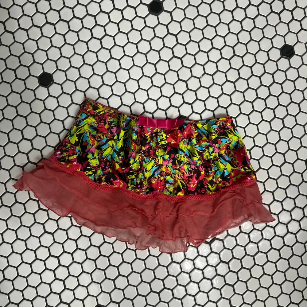 Jezebel intimate mini skirt flirt skirt size small
